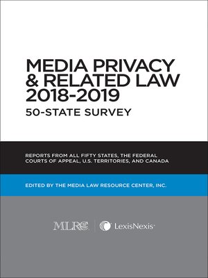 cover image of Media Privacy & Related Law 50-State Survey (Non-Members)